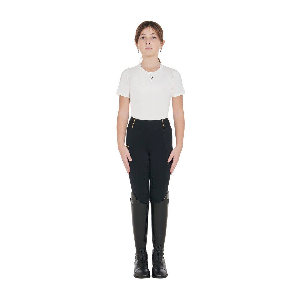 girls' fleece lining leggings