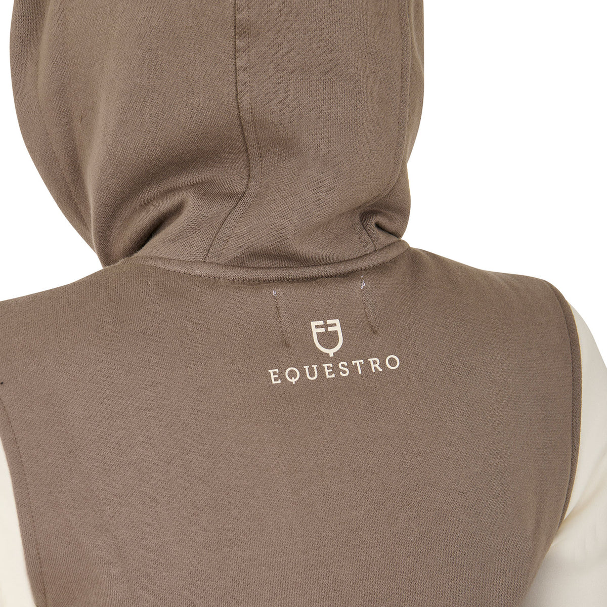 women's eq two tone hoodie with front zip