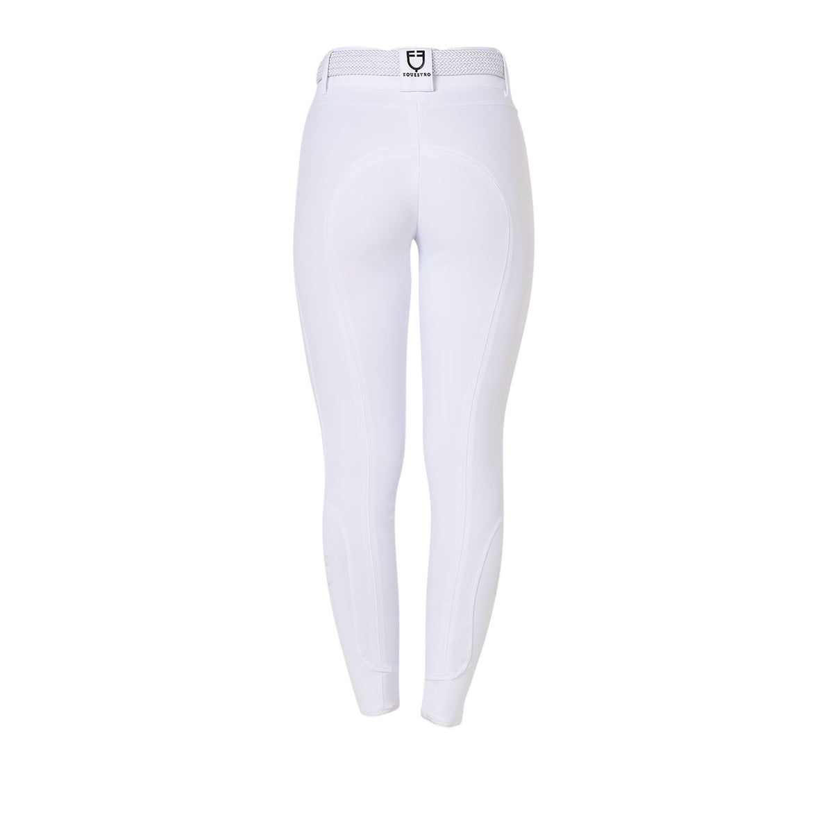 Women's high-waisted knee grip breeches WHITE / 48