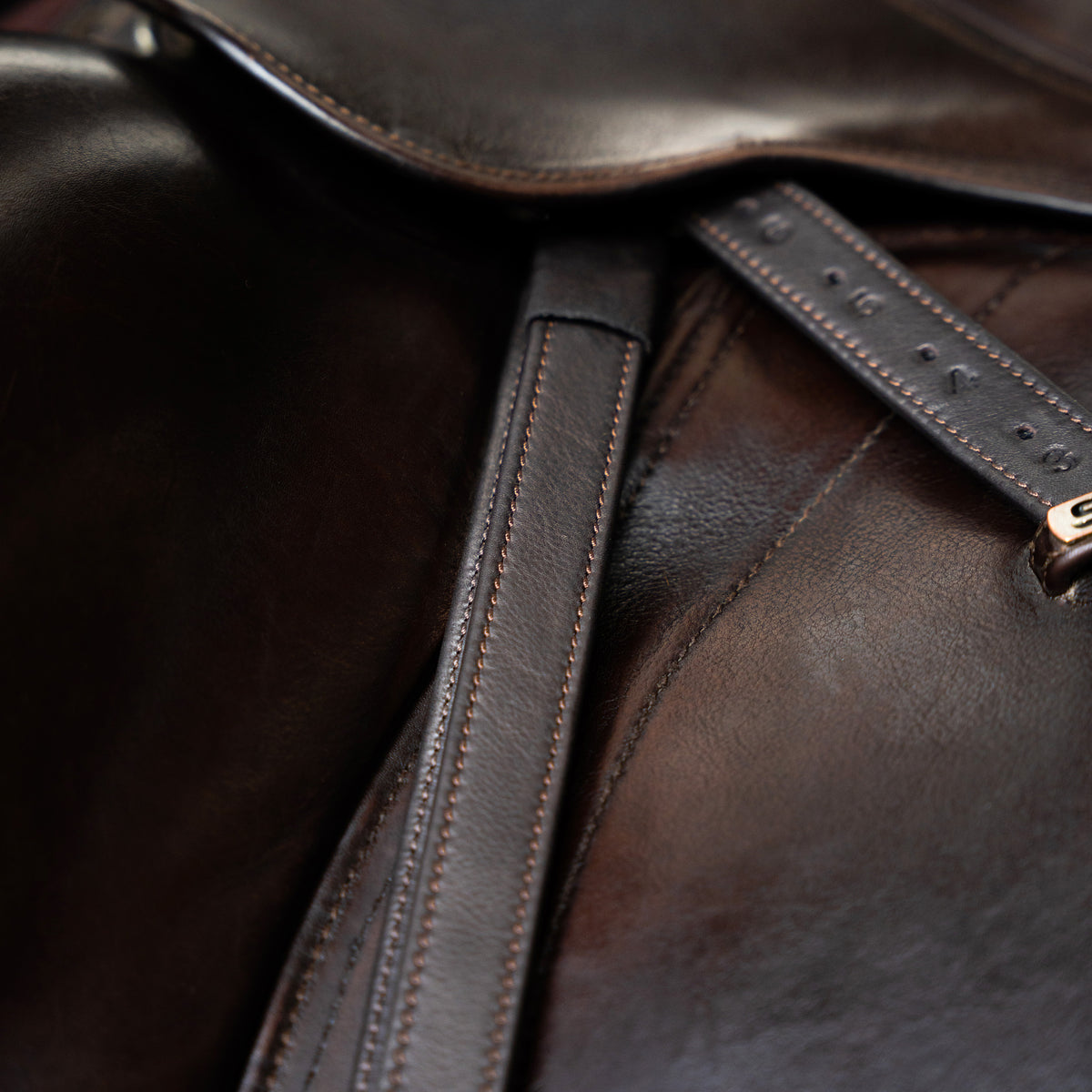 Leather nylon core stirrup leathers IRH