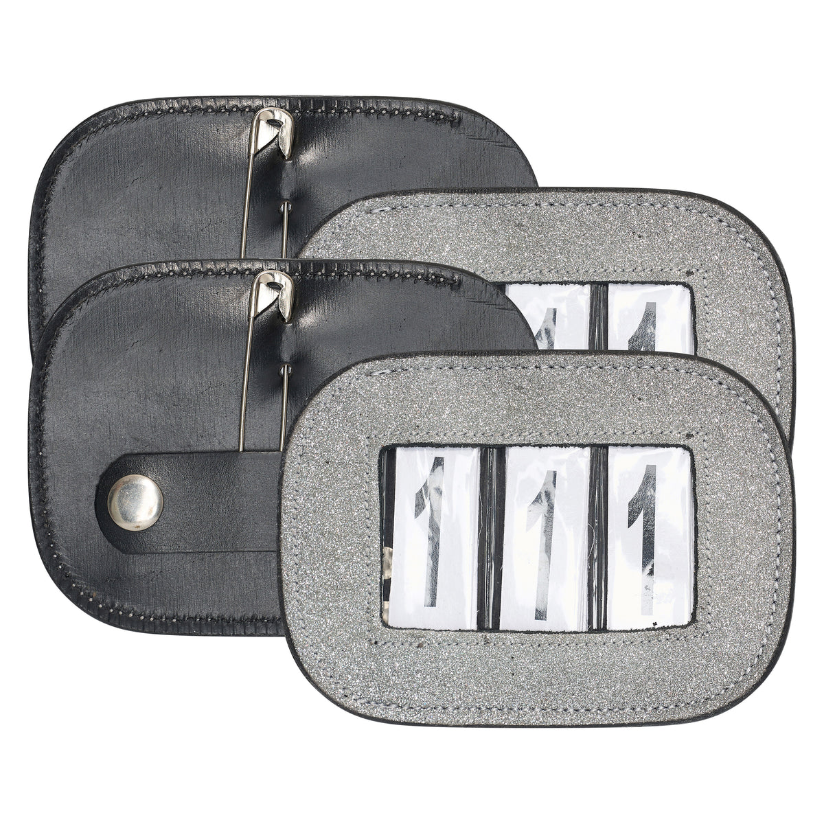 Competition number IRHGlitter square, set of 2 pcs