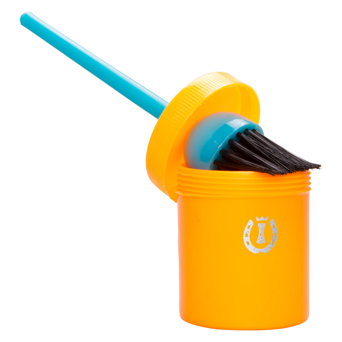 Hoof oil brush with container IRH